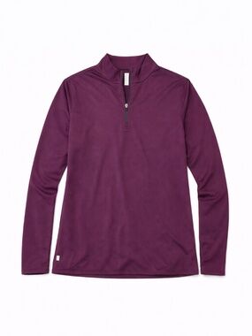 Tracksmith Quarter Zip Pullover Burgundy
